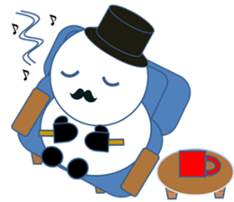 Mr.Snowman One of my best friends sticker #10097466