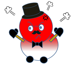 Mr.Snowman One of my best friends sticker #10097475