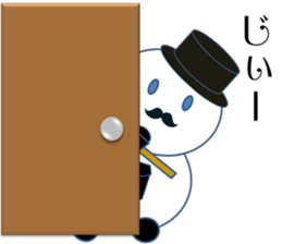 Mr.Snowman One of my best friends sticker #10097487