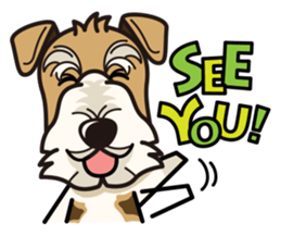 iinu  Wirehaired Fox Terrier sticker #10097569