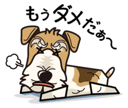 iinu Wirehaired Fox Terrier sticker #10097570