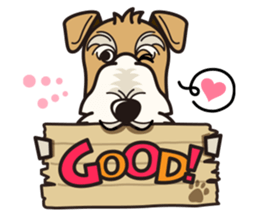 iinu  Wirehaired Fox Terrier sticker #10097571