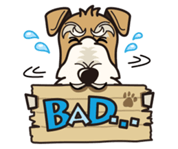 iinu Wirehaired Fox Terrier sticker #10097572