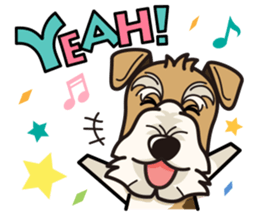 iinu  Wirehaired Fox Terrier sticker #10097577