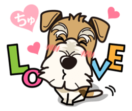 iinu  Wirehaired Fox Terrier sticker #10097579
