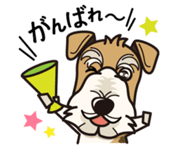 iinu Wirehaired Fox Terrier sticker #10097584