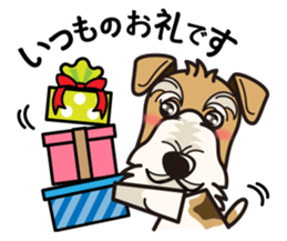 iinu  Wirehaired Fox Terrier sticker #10097585