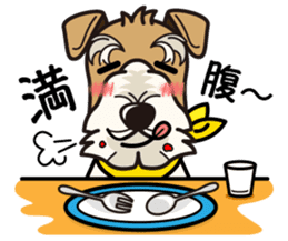 iinu Wirehaired Fox Terrier sticker #10097588