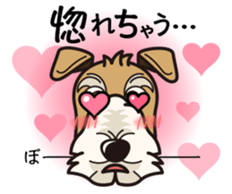iinu  Wirehaired Fox Terrier sticker #10097589