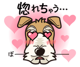 iinu Wirehaired Fox Terrier sticker #10097589