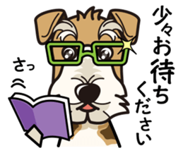 iinu  Wirehaired Fox Terrier sticker #10097590