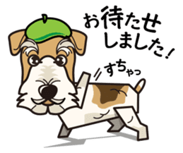 iinu Wirehaired Fox Terrier sticker #10097594