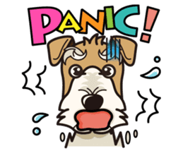 iinu Wirehaired Fox Terrier sticker #10097600