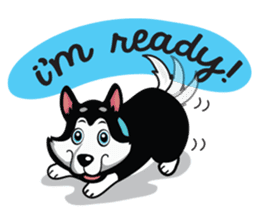 VEGAS The Husky sticker #10097735