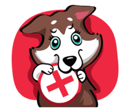 VEGAS The Husky sticker #10097750