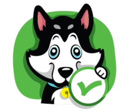 VEGAS The Husky sticker #10097751