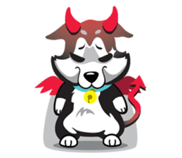 VEGAS The Husky sticker #10097758