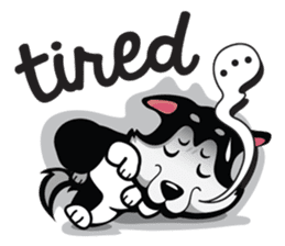 VEGAS The Husky sticker #10097759