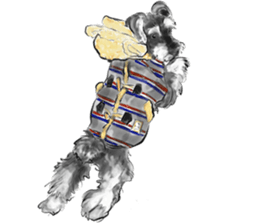 Schnauzer Lovers - Our Schnauzers sticker #10097915