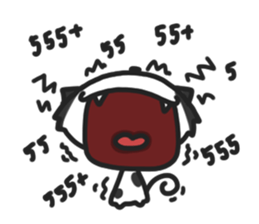 chocchip the little cat sticker #10098135