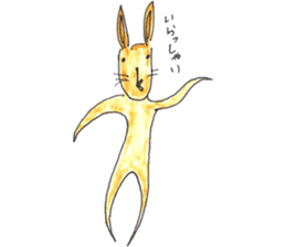 Rabbit color sticker #10098196