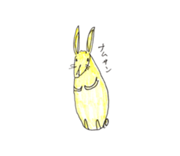 Rabbit color sticker #10098201