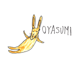 Rabbit color sticker #10098209