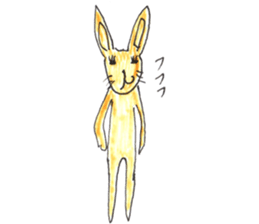 Rabbit color sticker #10098211