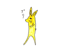 Rabbit color sticker #10098212