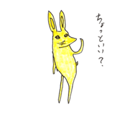 Rabbit color sticker #10098213