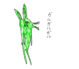 Rabbit color sticker #10098217