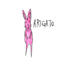 Rabbit color sticker #10098219