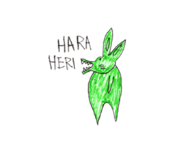 Rabbit color sticker #10098221