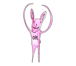 Rabbit color sticker #10098223