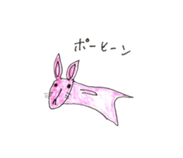 Rabbit color sticker #10098228