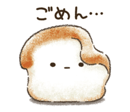 Delicious white bread sticker #10098403
