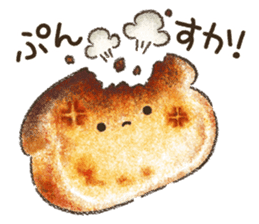 Delicious white bread sticker #10098420