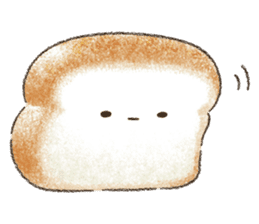 Delicious white bread sticker #10098424
