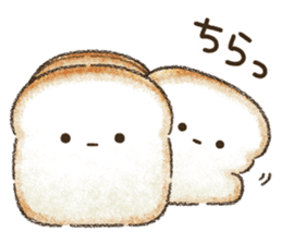 Delicious white bread sticker #10098428