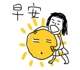 Girl crazy talk sticker #10098539