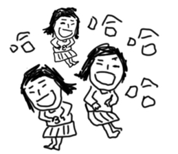 Girl crazy talk sticker #10098543