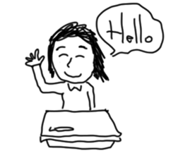 Girl crazy talk sticker #10098549