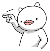 Stylish Cat Baby sticker #10098714