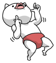 Stylish Cat Baby sticker #10098723