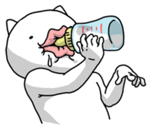 Stylish Cat Baby sticker #10098735