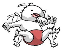 Stylish Cat Baby sticker #10098743