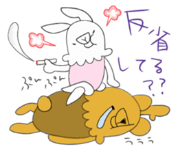 Rabbit and Beaar 2 sticker #10098891