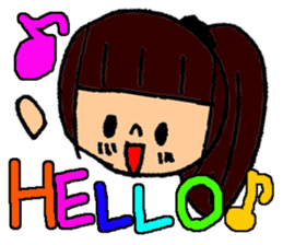 Women's elementary school students sticker #10099512