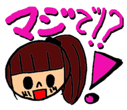 Women's elementary school students sticker #10099523