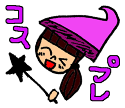 Women's elementary school students sticker #10099547